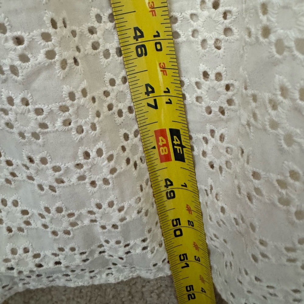 Little Lies x Anthropologie Broderie Eyelet Midi Dress Sz L - Picture 14 of 14